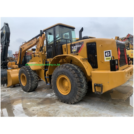 Фронтальный погрузчик CAT966H 23 тонны, импортированный из Японии подержанный погрузчик для продажи