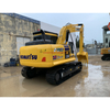 Экскаватор Komatsu PC130-7 13 тонн, импортированный из Японии, используется гусеничный мини-экскаватор