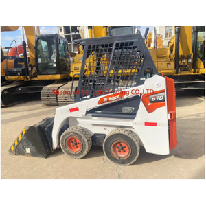 Мини-погрузчик с бортовым поворотом Bobcat S70 1 тонна, оригинальный японский мини-погрузчик в хорошем состоянии, на продажу