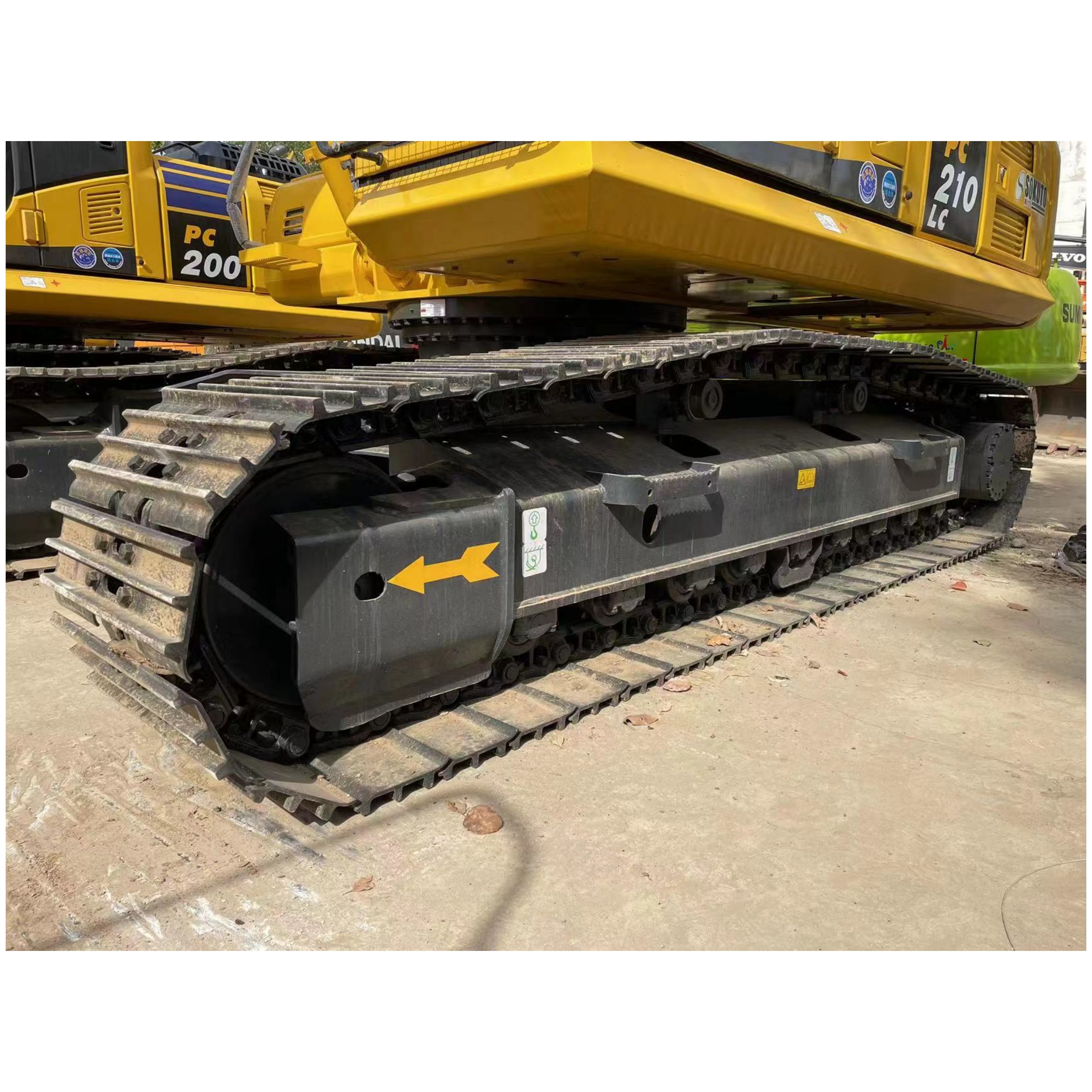 Used excavator komatsu pc210-8 supplier Поставщик подержанного экскаватора Komatsu pc210-8