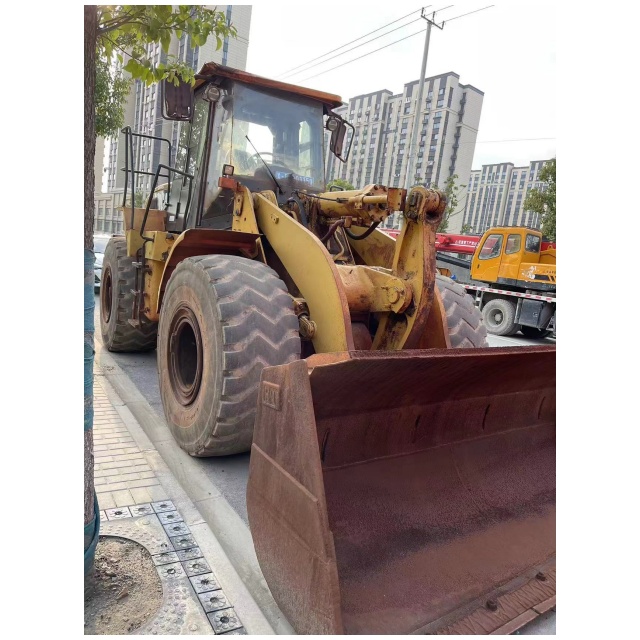 поставщик подержанного фронтального погрузчика cat966g