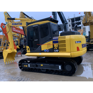 Экскаватор Komatsu PC130-7 13 тонн, импортированный из Японии, используется гусеничный мини-экскаватор