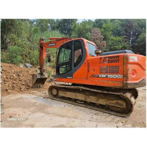 Экскаватор DOOSAN DX150LCA 15 тонн, оригинальный корейский дешевый подержанный средний экскаватор для продажи