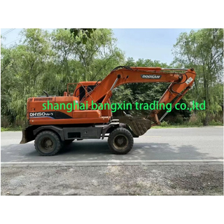 Колесный экскаватор DOOSAN DW150-7 15 тонн, оригинальный корейский колесный экскаватор для продажи