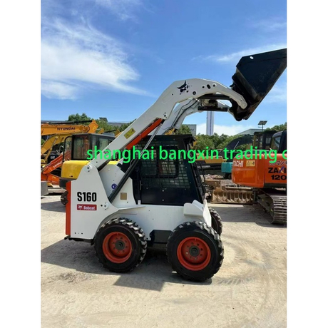 Мини-погрузчик с бортовым поворотом Bobcat S160 2,7 тонны, оригинальный японский мини-погрузчик в хорошем состоянии, на продажу